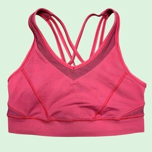 Lululemon Pink Racerback Bra Size 6